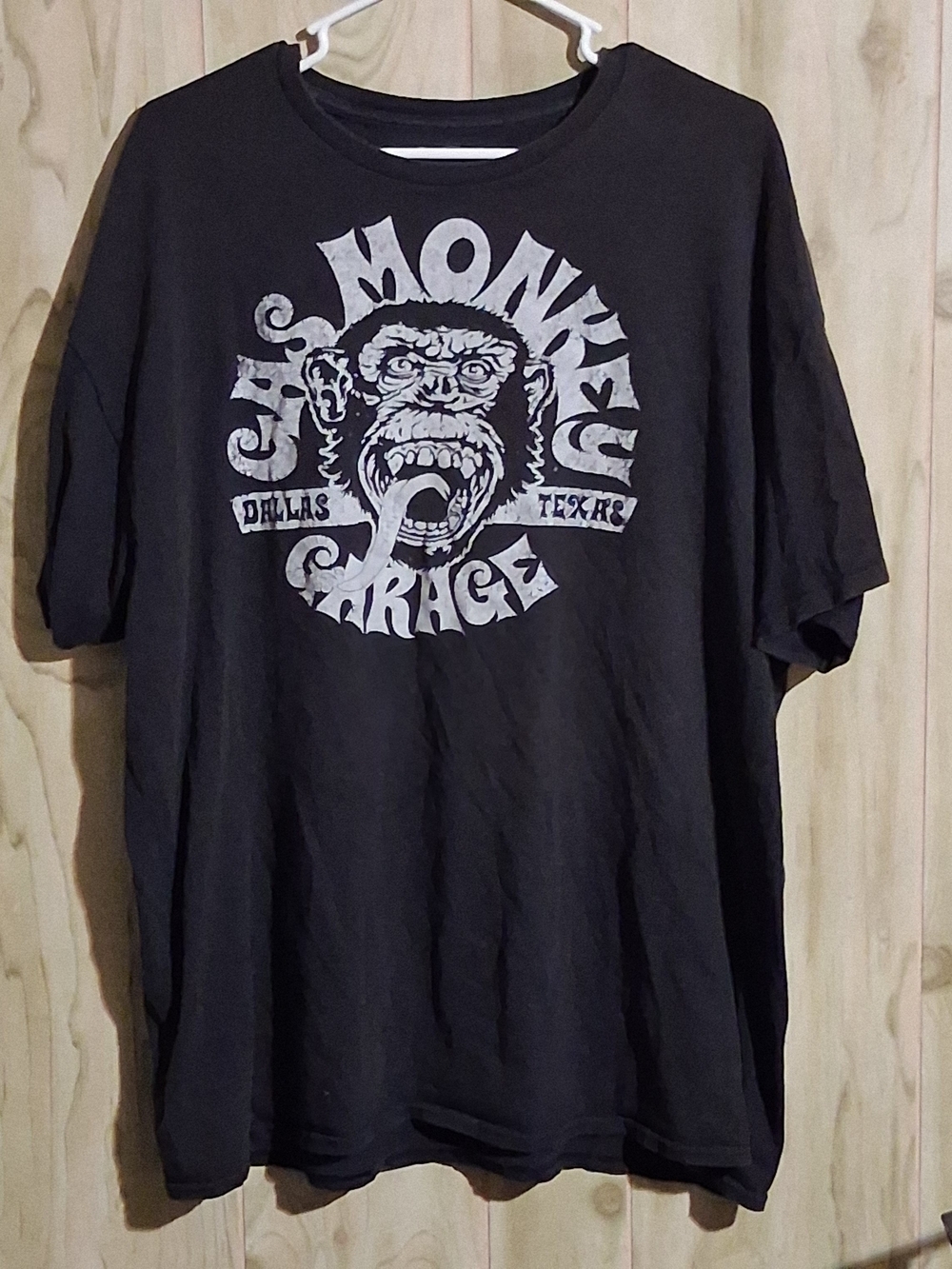 Gas Monkey Garage Black Short-Sleeve Monkey Graphic Tee XXL